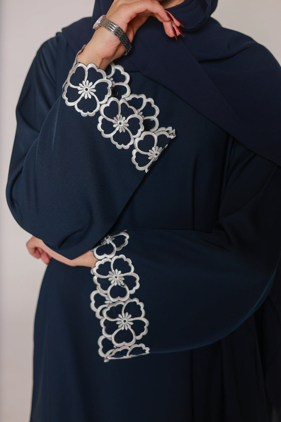 Lana Abaya - Navy Blue