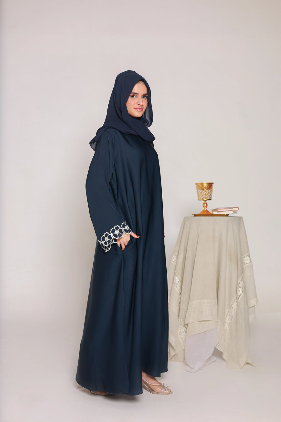 Lana Abaya - Navy Blue