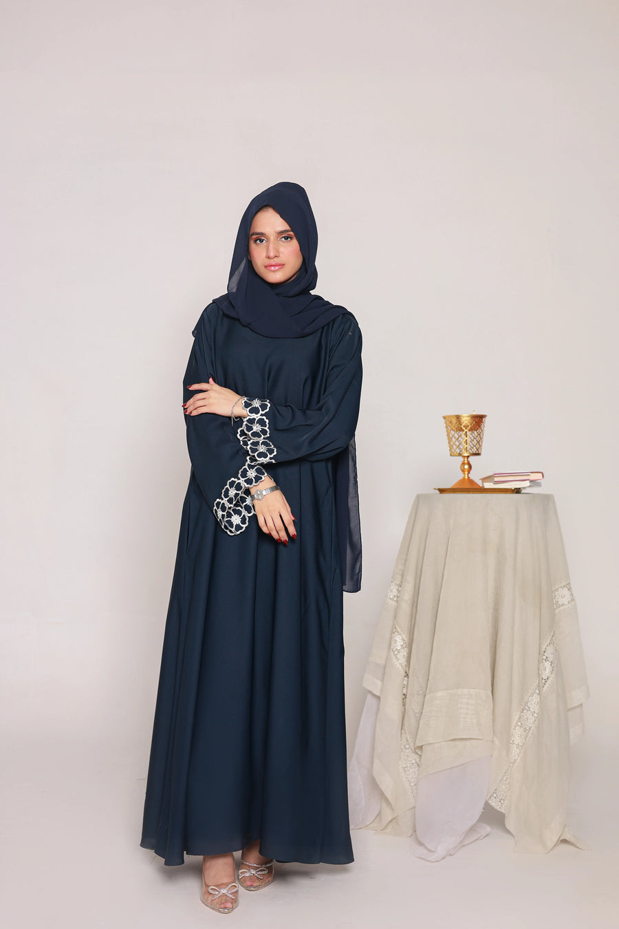 Lana Abaya - Navy Blue