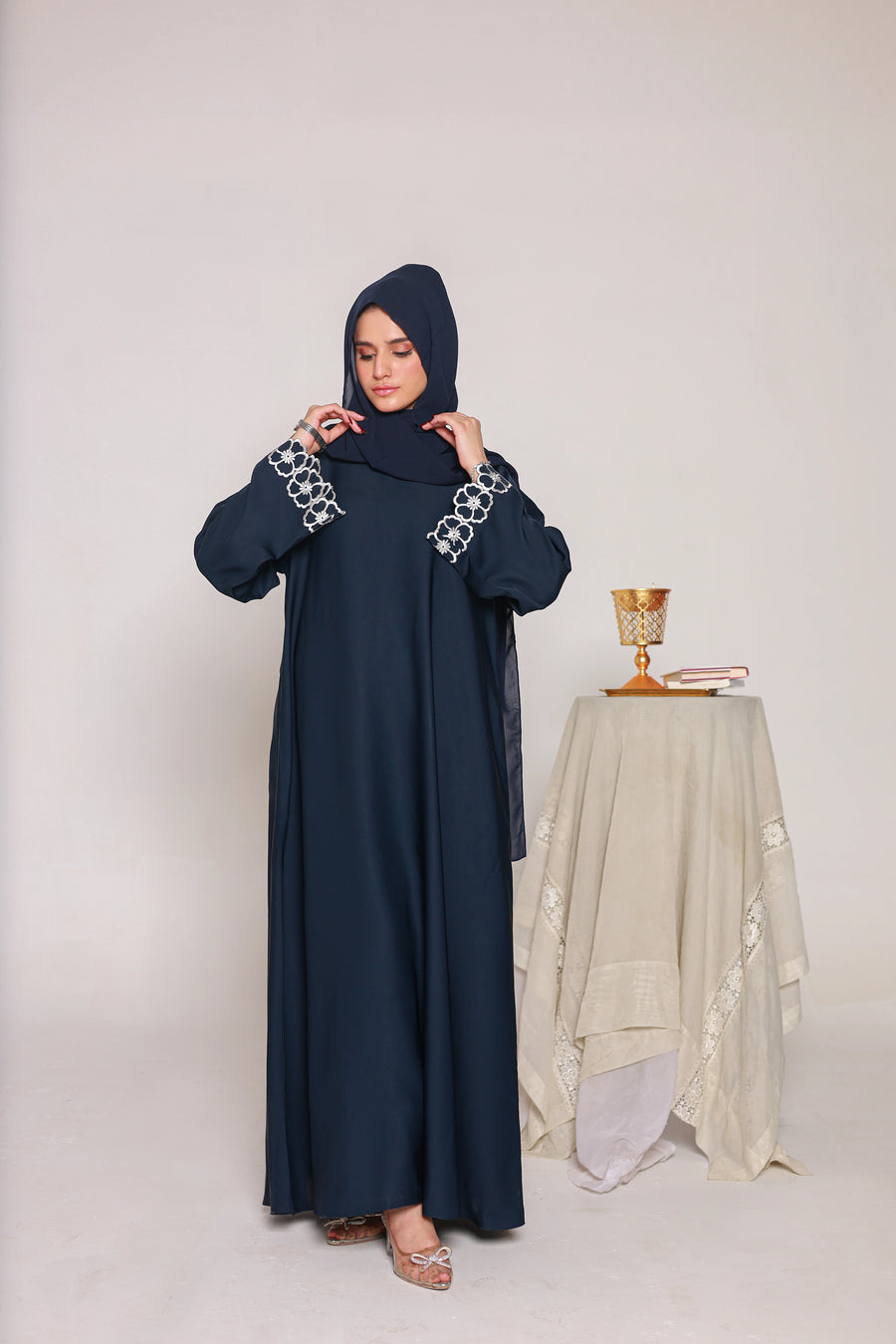 Lana Abaya - Navy Blue