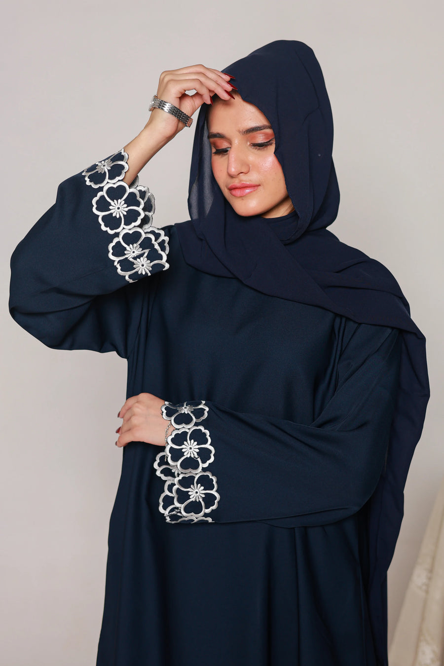 Lana Abaya - Navy Blue
