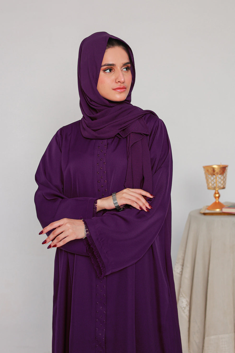 Lululah Abaya - Purple